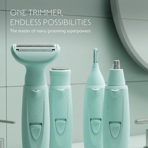 Image of Zlade Summer Move All in One Sensitive Trimmer for Women | Bikini and Body Shaver | Face Shaver | Eyebrow Shaper | Nose and Ear Trimmer | Rechargeable with USB C | Fully Waterproof and Showerproof, Easy to Clean Design | Travel Friendly, Quick and Painless (Move All in One)