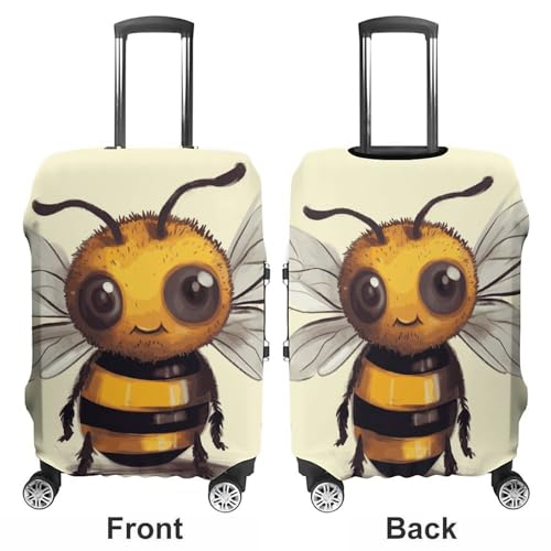 Cute Animal Luggage Cover, Washable Elastic Suitcase Cover Protector Fit 18-32 Inch Luggage3