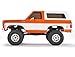 FMS 1/24 RC Crawler Officially Licensed Chevy K5 Blazer RC FCX24 RTR RC Pickup Truck SUV 4WD 2.4GHz 3CH Hobby RC Model 8km/h Mini Car Off-Road Remote Control Car (Orange)