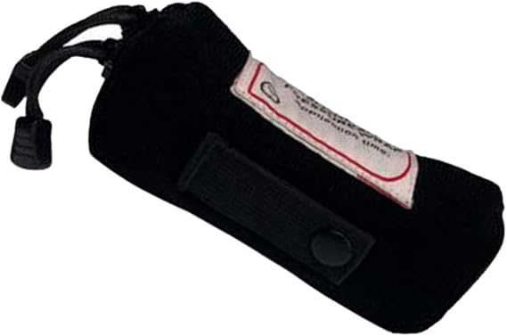 Rescue Essentials Slishman Pressure Wrap Pouch, for MOLLE IFAK -1 Pouch, Black