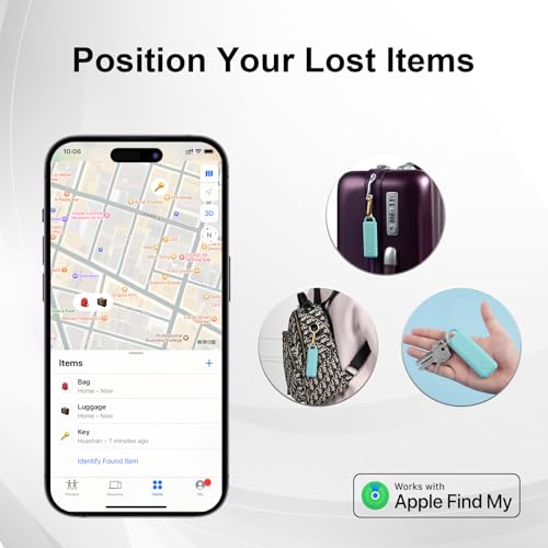 Personal Safety Alarm & GPS Location - Work with Apple Find My, iOS Only, Android Not Supported, 130dB Self Defense Siren, Position Kids Elderly, Bluetooth Key Finder, Item Anti Lost, Strobe Lights - Image 4