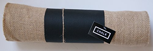 Wal-Mart Stores Inc. Burlap Chalk Table Runner - 12" x 10