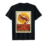 Voici une crevette qui ne se laisse pas faire. Ce design rétro met le avant une crevette rouge-orange déterminée, accompagnée du slogan Revanche de la Crevette et des mots percutants Small. Salty. Pissed. Un hommage drôle aux caractères forts dans de petit