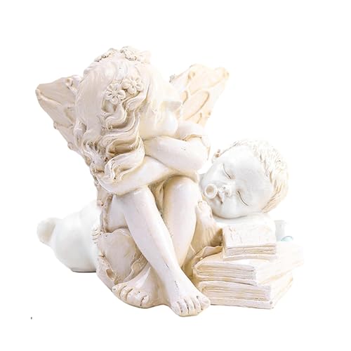 Gartenengel Statue, Outdoor Engel Skulpturen, Engel Garten, Betende Engel Figur, Wasserdicht Outdoor Engel Skulptur Dekorative Engel Statue für Garten