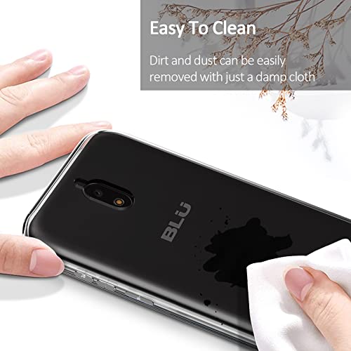 Case For Blu View 2 B130Dl Case, [Not Yellowing] [Crystal Clear] Slim Clear Cover For Blu View 2 B130Dl (Clear) #TOP2