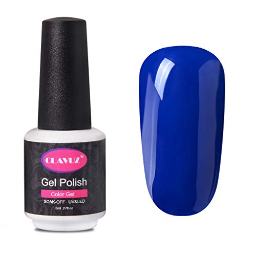 CLAVUZ Gel Nail Polish Magic Blue Soak Off UV Gel Lacquer Salon Nail Art Manicure Varnish 8ML