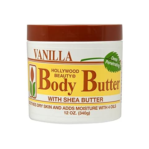 Hollywood Beauty Vanilla Shea Body Butter - Soothe and Moisturize Skin Cover