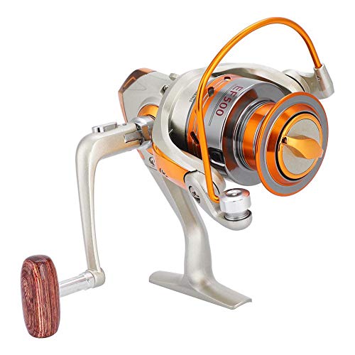 Carretes de Pesca Carrete Giratorio de Pescar Duradero de Perfil Bajo para Pesca en Hielo Agua Salada Pesca de Agua Dulce Regalo(EF9000)