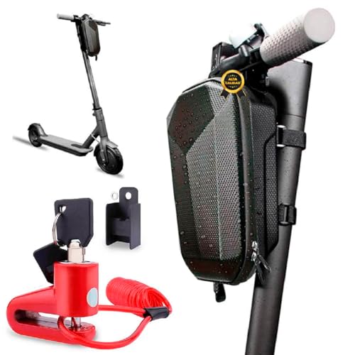 RISPOT - [6 en 1 Candado para Patinete Eléctrico + Bolsa 3L Scoot...