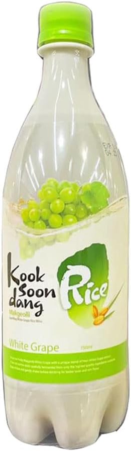 KSoonDang White Grape Makgeolli 25.3fl oz (750ml). product of Korea. - (pack of 1)