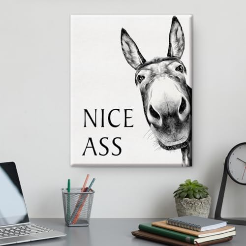 Bathroom Wall Art Vintage Funny Wall Art for Home Decor Bathroom 8x10 Inches — view 3