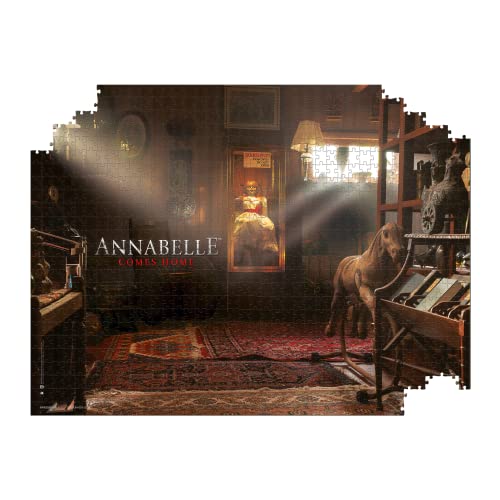 Winning Moves Annabelle 1000-Piece Jigsaw Puzzle Game, Piece together the porcelain star of the Conjuring Universe - Image 3