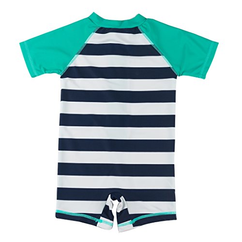 Image of Kids Boy Girl Swimsuit One Piece Surfing Suits Beach Swimwear Rash Guard, Green , 6 -12 months