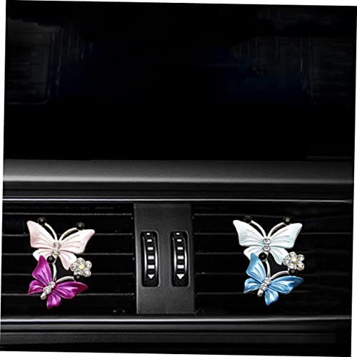 CLISPEED 2 Unidades Perfume Para Interior De Carro Difusor De Óleo Essencial Portátil Clipes De Vent