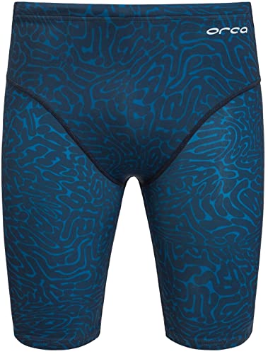 ORCA Men's Core Swim Jammer (34, Athletic, Blue)
