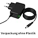 GEQUDIO 12V 2A Netzteil Ladegerät für Kinder Elektroauto – Universal Adapter für LED-Streifen, Stoov Wärmekissen, Kamera, Router, Magenta TV Box – 100–240V Netzadapter 5,5x2,1mm 5,5x2,5mm