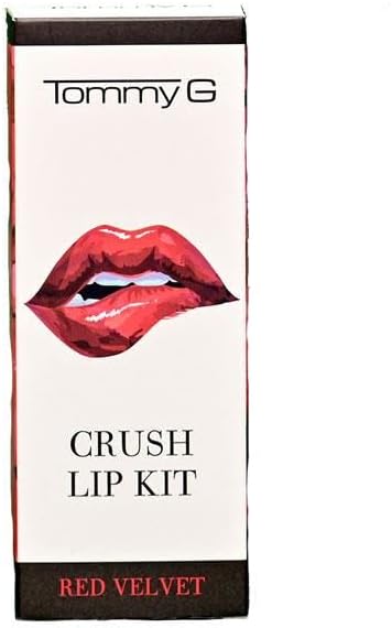 TOMMY G TG CRUSH LIP KIT Red Velvet-TG Crush Dudak Kiti Kırmızı Kadife