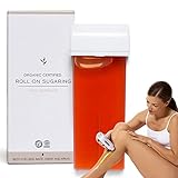 HEVI Sugaring Roll-On Patrone | Bio-zertifizierte Zuckerpaste für schnelle, effiziente Haarentfernung zuhause | 1 Zuckerwachspatrone 135g