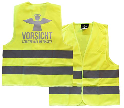 PICSonPAPER Gilet de sécurité pour enfant Motif ange gardien imprimé avec film réfléchissant