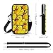 Fashion Minimalist Phone Holder Bag Crossbody Phone Bag With Adjustable Strap Cute Yellow Rubber Duck