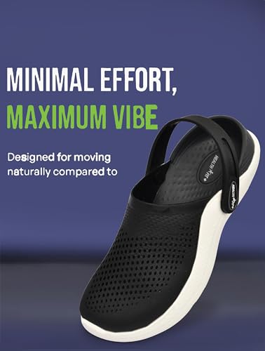 Image of HEALTH FIT Super Soft Comfortable Adjustable Back Strap Men's Classic Casual Sports Clogs Clogs |Waterproof Anti Skid & Lightweight Cushioned Stylish Clogs Mules for Use Gents & Boys HF154