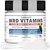 Nutritional Calcium Supplement for Birds Bird Vitamins for Water- Bird Health Supplements All-Natural Bird Formula with Magnesium and Vitamin- Birds Nutritional Supplies 1.58 OZ
