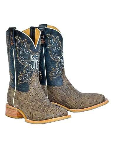Tin Haul Western Boot Men Lightning Strikes Square 14-020-0077-0502 TA2