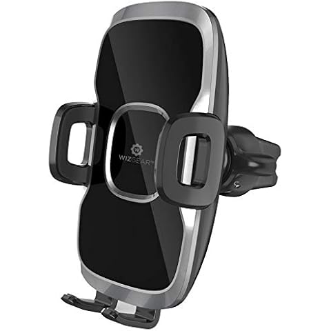 WizGear Phone Holders for Your Car, Car Air Vent Phone Mount, Car Phone Holder with Twist Lock Hook Clip for A Strong Hold to Vent, Compatible with iPhones and All Smartphones Cover