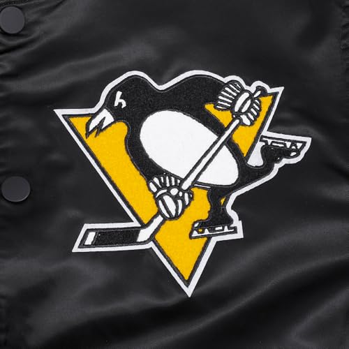 Image of Pro Standard Mens NHL Old English Satin Jacket