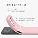kwmobile Case Compatible with Samsung Galaxy A12 Case - Soft Slim Protective TPU Silicone Cover - Vintage Pink
