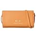 Produktbild U+U Damen Clutch Tasche für Mobiltelefon, Umhängetasche aus Leder, mit abnehmbarem Gurt, leicht Brieftasche, Braun - braun - Größe: S