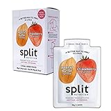 Split Nutrition Peanut Butter and Strawberry Jelly Squeeze Packs - Non-GMO, Gluten Free Snack Pouch