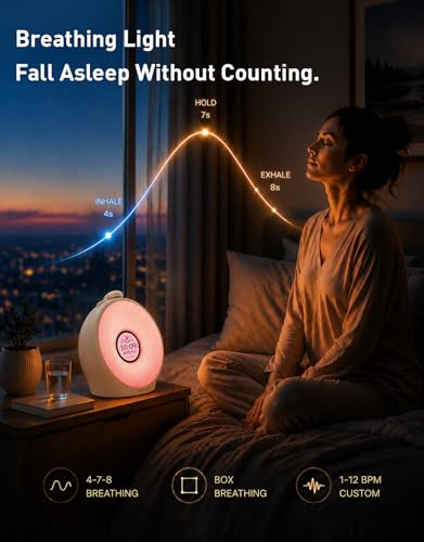 Dekala Sunrise Alarm Clock with Pulse Wake, 7-Day Programmable 4 Loud Alarm - Image 5