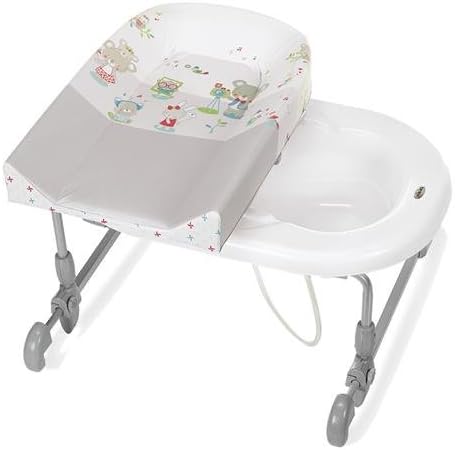 Brevi - 594 - Bagnotime Baby Changing Mat and Baby Bath Multi-Coloured