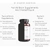 Dr. Brighten Radiant Mind - Doctor Formulated for Focus and Mood Support with Saffron Extract - Vegan, GF, Non-GMO