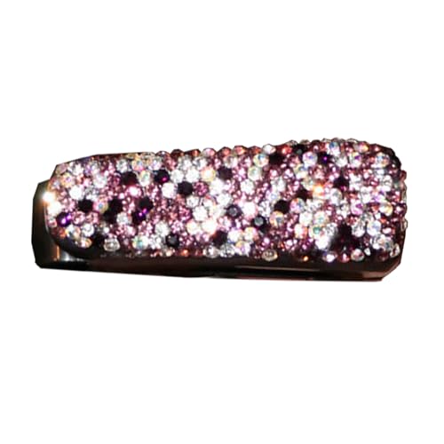 Soporte De Clip De Gafas De Sol De Visera De Sol,Clip De Gafas De Parasol De Coche - Soporte De Gafas De Sol De Diamante De Imitación Clip De Moda - Clip De Almacenamiento Para Vehículos De Viaje Por