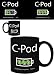 Produktbild 1art1 Kaffee, C-Pod, Ladestatus Foto-Tasse Kaffeetasse (9x8 cm) Inklusive 1x Überraschungs-Sticker