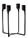 Produktbild Normann Copenhagen Kerzenständer, Schwarz, 20,4 x 14 x 13 cm