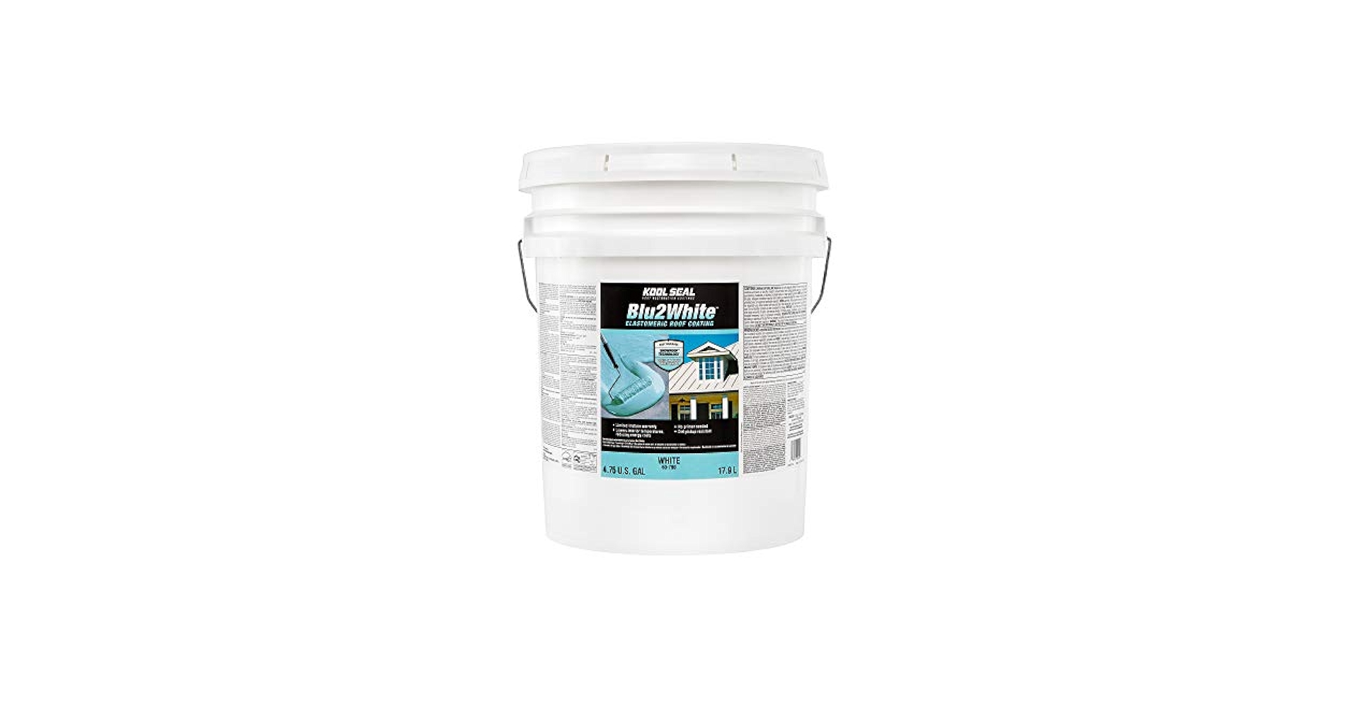 KOOL SEAL® KS0063700-20 Blu2White™ Elastomeric Roof Coating