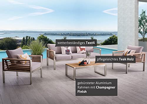 AISER-Royal-Garten-Lounge-Set-Bali-Luxurioese-Sitzgruppe-mit-2-Sesseln-und-Kaffee-Tisch-aus-hochwertigem-Teak-Holz-Gartenmoebel-Set : Aus-Holz-gemacht....