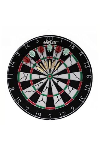Helix Dbka-18 Dart Tahtası 18", Siyah Beyaz Tek Ebat
