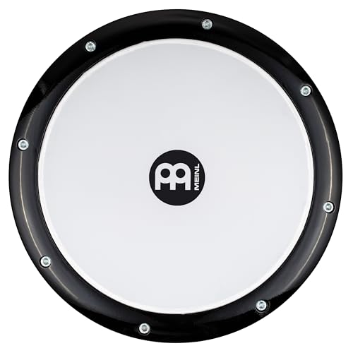Meinl Percussion Aluminium Bass Doumbek - Große Handtrommel - Synthetisches Fell - Durchmesser 10 Zoll - Handgraviert - Aluminium, Mehrfarbig (HE-3218)