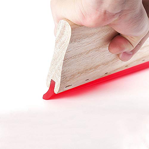 Gift2U Screen Printing Kit, Starter Kit, 10 x 14 Inch Wood Silk Screen Printing Frame with White Mesh, Screen Printing Squeegees, Plastic Scraper, Waterproof Inkjet Transparency Film - Thumbnail 6