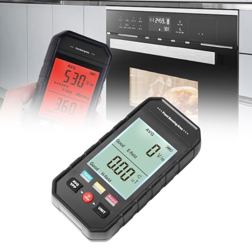 Medidor Digital de Radiación EMF con Alarma Visual y Pantalla LCD miniatura 4