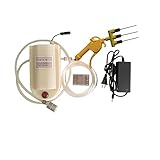 Edelstahlfilter Jieotwice Elektrische Hochdruck Speck Pumpen Pistole, Fleischsalat Spritzenpumpe, elektrischer Injektor Fleisch Prozessor(Drei Nadeln)