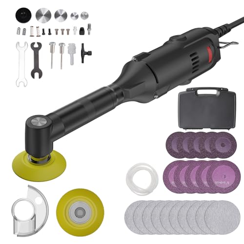 Outil De Restauration Des Joints De Carrelage, Meuleuse Droite Électrique 350 W, Machine De Nettoyage à Vitesse Variable à 6 Vitesses, Meuleuse-Polisseuse (Noir+Violet)