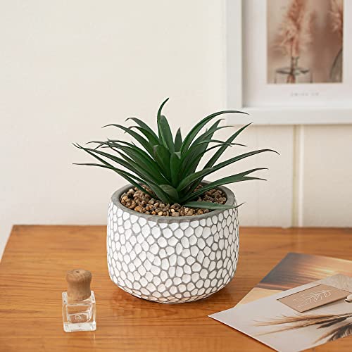 Cadnly Small Fake Plants In Pot - Artificial Succulents Plant For Desk - Small Faux Plants Indoor Modern Farmhouse Plants Artificial Decor – Potted Small Plants Decor For Bedroom Bathroom Office Shelf #TOP7
