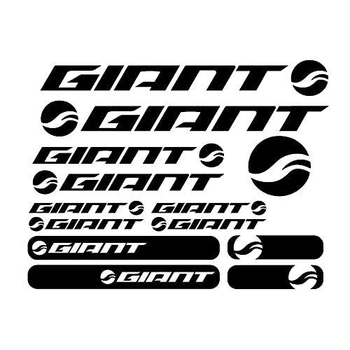 GIANT V2 Vinyl Decals for Mountain Bike Black
