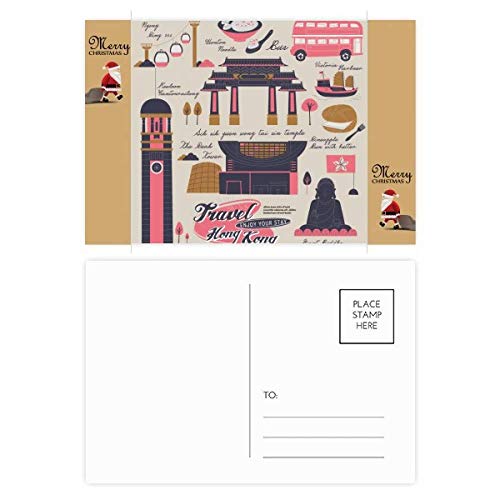 Cartes postales de remerciement de Hong Kong (lot de 20) pour ne plus manquer de papeterie