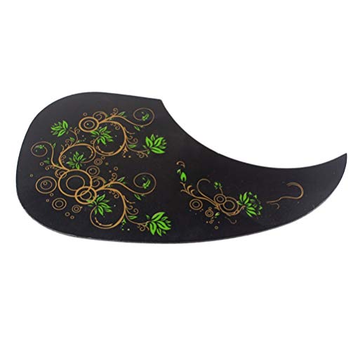 Milisten Flower Guitar Pickguard Self Adhesive Guitar Pick Guard Scratch Plate For Acoustic Electric Guitar Parts #TOP5